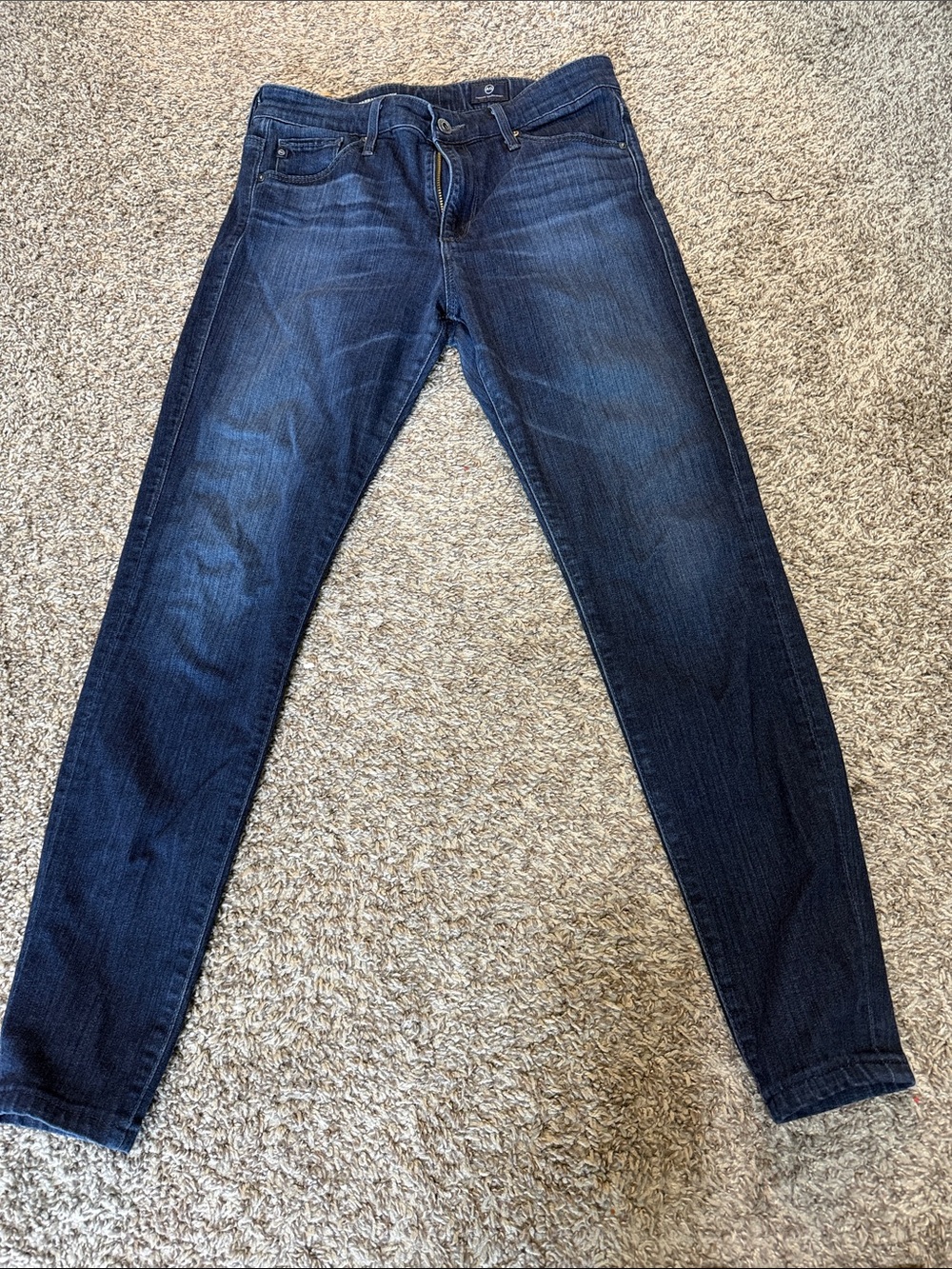 Ag Adriano Goldschmied Farrah Skinny Jeans in Dark Indigo